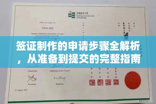 东川签证制作的申请步骤全解析，从准备到提交的完整指南
