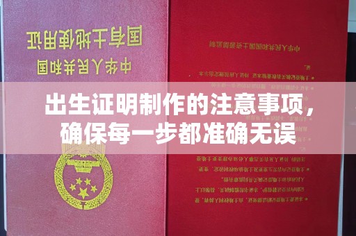 东川出生证明制作的注意事项，确保每一步都准确无误