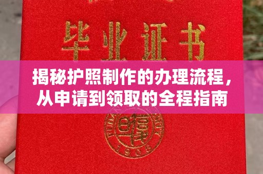 东川揭秘护照制作的办理流程，从申请到领取的全程指南