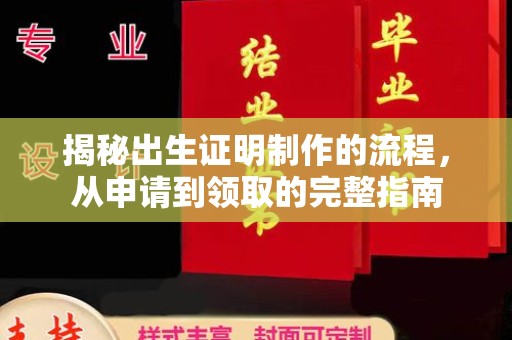 东川揭秘出生证明制作的流程，从申请到领取的完整指南