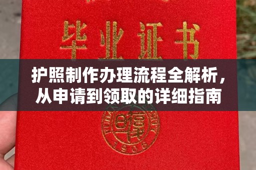 东川护照制作办理流程全解析，从申请到领取的详细指南
